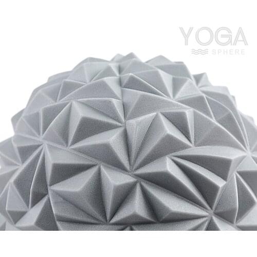 PVC Yoga Half Ball Flower Point Tactile Exercises Trainer Pilates Fitness Yoga Balance Massage Durian Ball