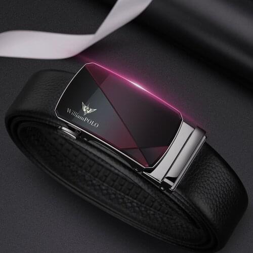 Colorful Belt Men Genuine Leather Waistban Belt Automatic Buckle Pant Fashion Luxury Brands Belt for Jeans male multivariate