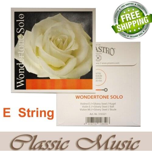 Made in Germany,Pirastro wondertone solo violin stirng,E string(310321), Ball end,Just E Sting, Free shipping
