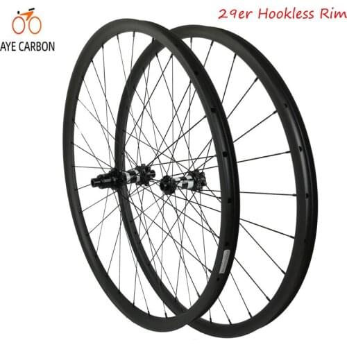 Light weight 29 inch MTB carbon wheels with 350 straight pull hub 29er XC mountain bike wheelset Pillar spokes