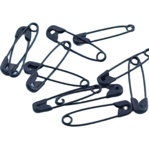 Dark Blue Safety Pins 19mm/22mm Mini metal Pins Scarf pins Brooch Knitting Cross Pins DIY Pins for Garment
