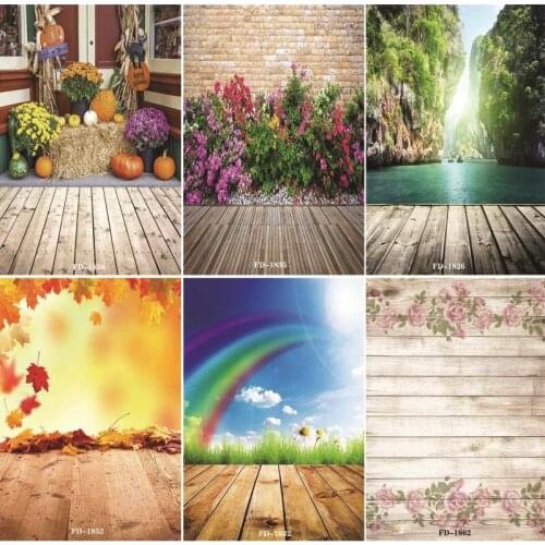 SHUOZHIKE Vinyl Custom Photography Backdrops Prop Wooden Planks Photography Background NY1FD-08