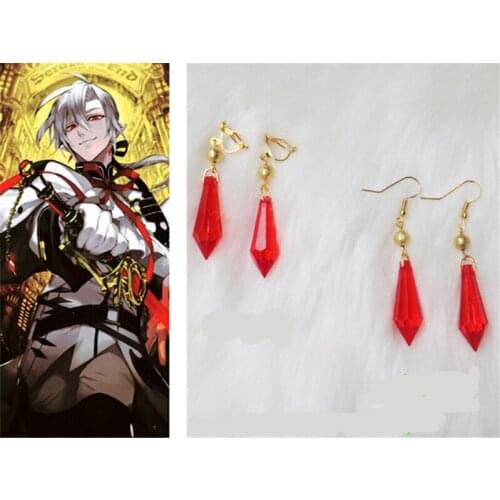 1pair Anime Seraph of the end Ferid Bathory Ear Clip Ear Hook Cosplay Prop Decor Jewelry for Women Men Jewellery Gift
