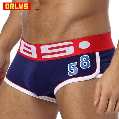 Brand mens boxers cotton sexy men underwear mens underpants male panties shorts U convex pouch for gay BS68