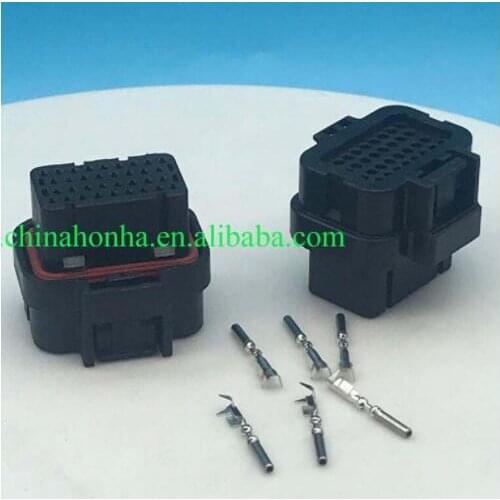 34 Pin/way wire harness Female Tyco AMP Auto Oil Gas Connector Automotive Socket 4-1437290-1