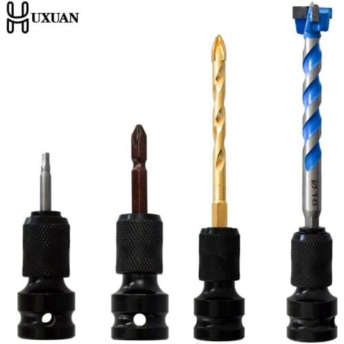 1/2 Inch Square To 1/4 Inch Hex Ratchet Socket Wrench Socket Adapter Spanner