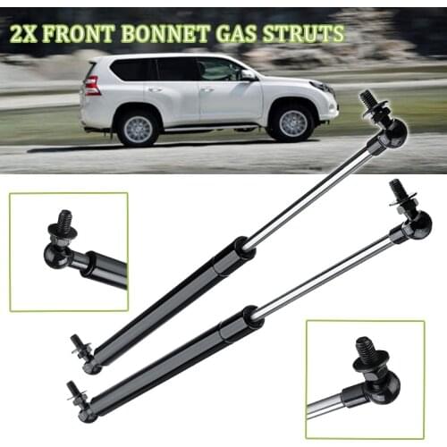 Car Front cover Strut Bonnet Gas Struts Support Fit for Toyota Land Cruiser 100 Series 98-07 Steel 46cm Fit Strut Bars