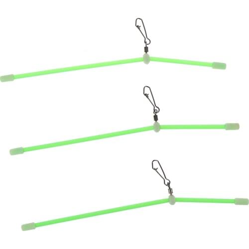 5Pcs Plastic Fishing Tube Balance Connector Bracket Luminous Fishing Group Night Fishing Elbow Sea Fishing Balance Connector