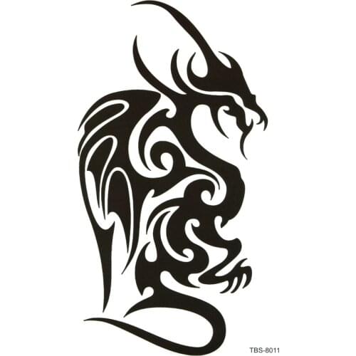 Large Dragon Waterproof Temporary Tattoos Men Body feminino Fake Tattoo Tatouage Temporaire henna sleeve tatoo sticker tatuajes