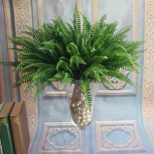 Household Supplies Dried Flowers Fake Plant Bush Leaf Leave Foliage House Decor Supplies Artificial Large Boston Fern