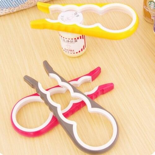 Home Kitchen Tool Four in One 4 in 1 Jar Opener Corkscrew PP Bottle Opener Wine Corkscrew Tool LX8094