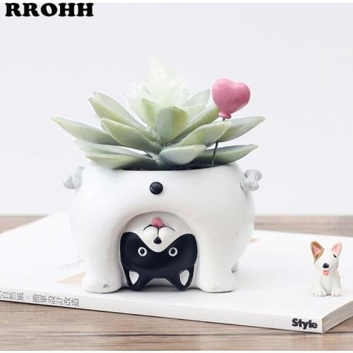 Oddish Planter for Garden Resin Flowerpots Home Decoration Succulent Flower Pot Desk Decor Dropshiping