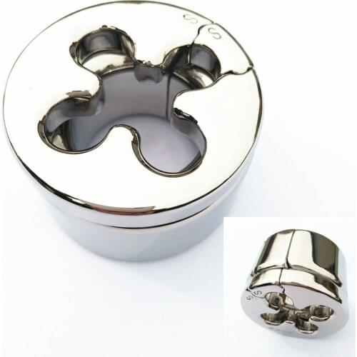 New Desgin Plum Blossom Hole Scrotal Pendant Scrotum Pendant Bound Pendant Cock Ring Male Chastity Devices Sex Toy BB-2-138