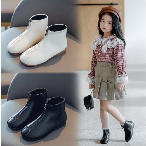 Autumn 2020 childrens fashion short boots soft and comfortable baby Martin boots boys and girls boots sneakers