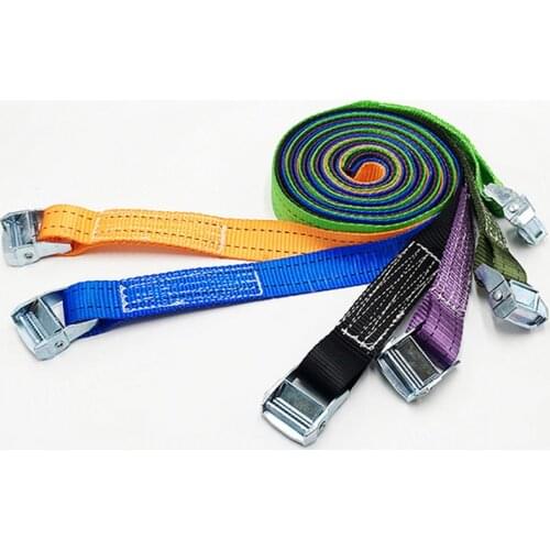 1pc 2M/3M/6M Fixed Strap Rope Quick Release Cam Tie-Down Buckle Belt Cargo Strap HEAVY DUTY for Motorcycle Bike Tie Down Buckle