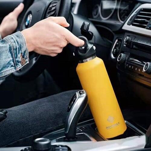 RevoMax Water Thermos Flask , Handle Cup Lid Water Bottle,Thermo Bottles For Tea And Coffee, Vacuum Flask Mug Stainless Steel