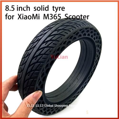 For XIAOMI PRO Rubber Tyre Explosion-proof 8.5in Solid Rubber Tire for Xiaomi Mijia M365 Comfort Electric Scooter Porous Tire.5