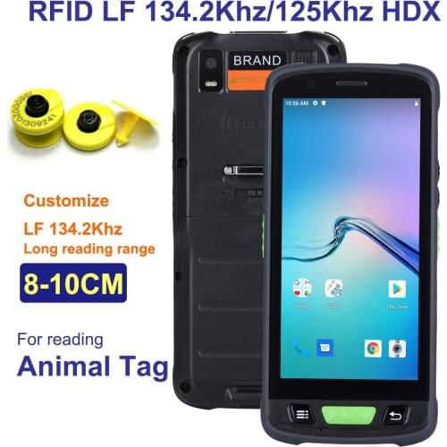 Industrial Grade IP67 RFID LF 134.2KHz FDX-A/B HDX 10CM Long Range RFID Animal Ear Tag Identification LF RFID reader
