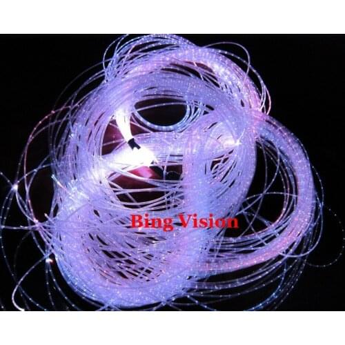 RGB mini Christmas fiber optic lighting kit 3*0.75mm optic fiber cable ,flash/fade/strobe RGB color, waterfall