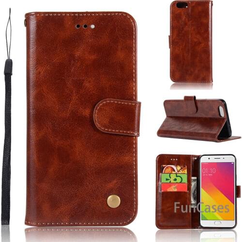 Luxury Leather PU Flip Case for Oppo A57 Wallet Phone Back Cover Case Shell for OPPO A57 Case with Card Slots Caso Copue