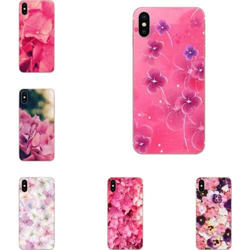 Pink Hydrangea Flower For Xiaomi Redmi K30 K20 Pro 5G Note 9 PRO Max 9s Mi9 mi10 lite Pro redmi 7 8a a3 TPU