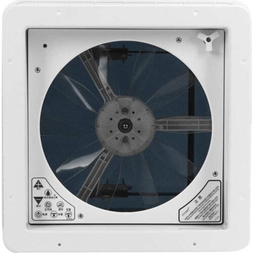 RV Parts rv light Electric Vents Fan 2-Way Air Ventilation with Remote Control for RV Caravan Bus Bathroom 13.4x13.4in rv