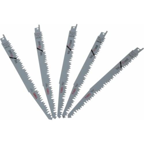 5 Pcs 240mm High Carbon Steel Reciprocating Saw Blades Sabre For Wood