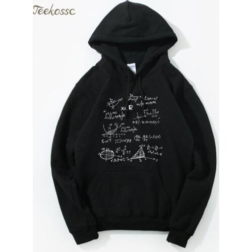 Adult Science Funny Math Formulas Hoodie Hoodies Sweatshirt Men 2020 Winter Autumn Hooded Hoody Harajuku Divertida Sportswear
