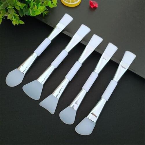 1Pcs Cosmetic Beauty Tool Skin-Care Concealer Makeup Brushes Silica Gel Wool Fiber Blending Double-Ended Facial Mask Brush