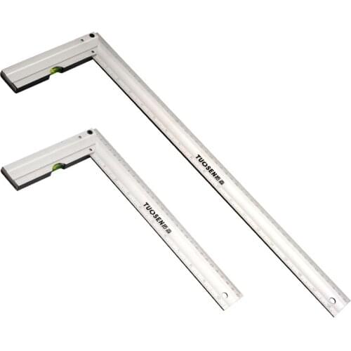 1pcs 90 degree square 300mm 500mm woodworking angle ruler aluminum alloy multifunctional square for decoration and reinforcement