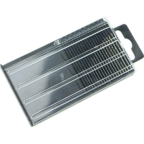 20Pcs Mini Tiny Micro HSS Twist Drill Bit Set 0.3mm-1.6mm Model Craft With Case