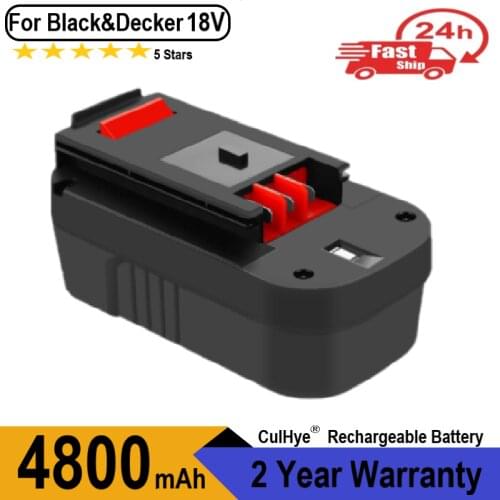 Culhye Replace for Black and Decker 18V Battery Firestorm HPB18 HPB18-OPE 244760-00 FS18FL Power Tool FSB18