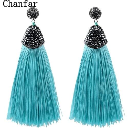 Серьги с камнями Chanfar China At AliExpress