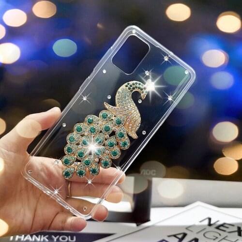 For Samsung Galaxy A51 Case Cover 3D Crystal Diamond Phone Case For Samsung Galaxy A71 SM A515F A715F A 51 71 A31 Cover