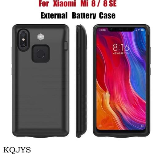 6800mAh External Backup Battery Charger Cases For Xiaomi Mi 8 Power Bank Battery Charging Case For Xiaomi Mi 8 SE Battery Case