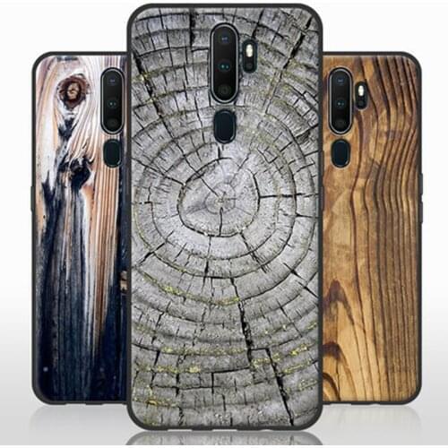 Wood grain Stone pattern Case For OPPO A5 2020 case OPPOA5 OPPOA9 2020 Soft Silicone TPU back Cover For OPPO A9 2020 phone cases