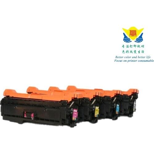 JIANYINGCHEN color Compatible Toner Cartridge CE250A CE251A CE252A CE253A For HPs Color Laserjet 3500 3550 3700(4pcs/lot)
