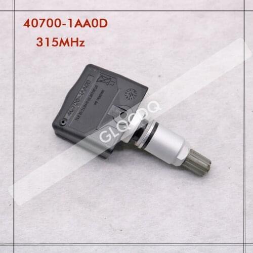 FOR 2012 2013 2014 2015 2016 NISSAN VERSA 315MHz TPMS SENSOR NISSAN TIRE PRESSURE SENSOR 40700-1AA0D 407001AA0D