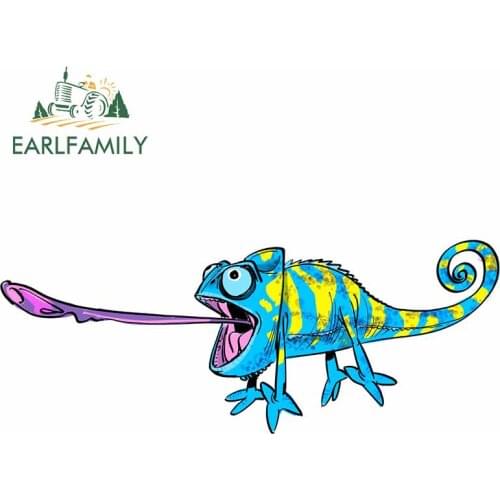 EARLFAMILY 13cm x 5.1cm For Cartoon Car Stickers Custom Printing Decal Fashion Waterproof Motorcycle Scratch-Proof Decoration