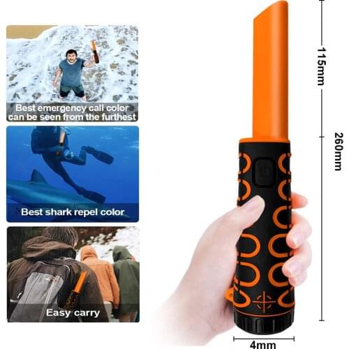 360° Pointer Professional Metal Detector IP68 Waterproof Level Underwater Handheld Gold Probe Small Archaeological Gold Finder