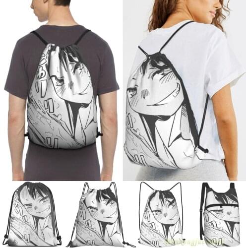 Nagatoro Washing Hands Women Drawstring Sackpack Gym Bags Men Outdoor Travel Backpacks For Training Fitness Swimming Bag