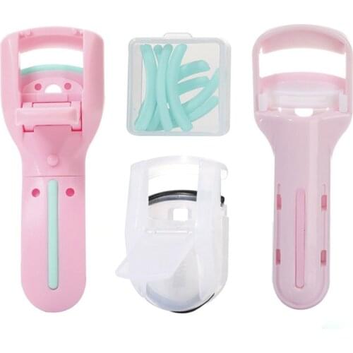 Eyelash Curler With Free Pad Eyelash Tweezers Lash Applicator Cosmetic Beauty Makeup Tool Eyelash Applicator