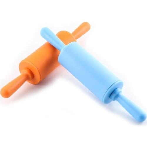 Silicone Rolling Pin Non-stick Dough Cookie Biscuit Pizza Roller Baking Tool Fondant Cake Dough Roller for Bakeware Rolling Pin