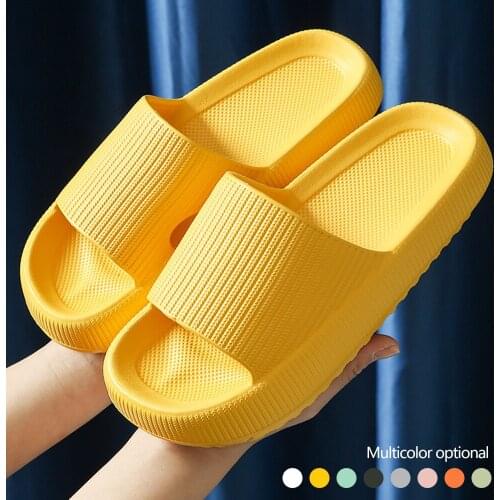 Thicker Platform Women Slippers for Bathroom Swimming Pool Summer Seaside Non-slip Soft Sole Comfortable Sandal for Home Outdoor