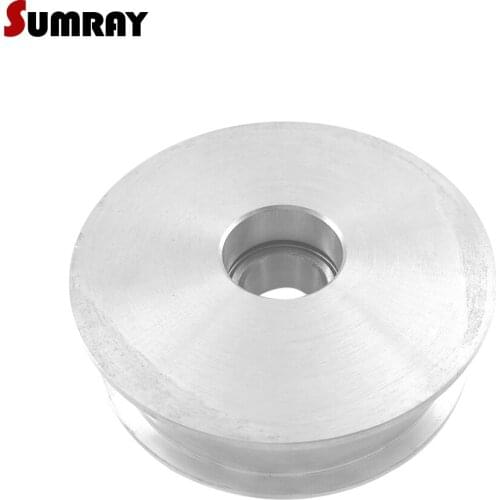 SUMRAY Idler Pulley 3M 60T NO teeth Bore 5/6/8/10/12/15mm Tension Belt Idler Pulley 11/16mm Belt Width Toothed Pulley Wheel