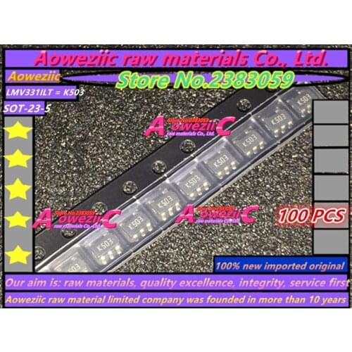100% new imported original LMV331ILT K503 LM431ACM3X N1F LD7550BBL 50 FMMT718TA 718 TO-23 EMH53 H53 RN1910FE XK SOT-563