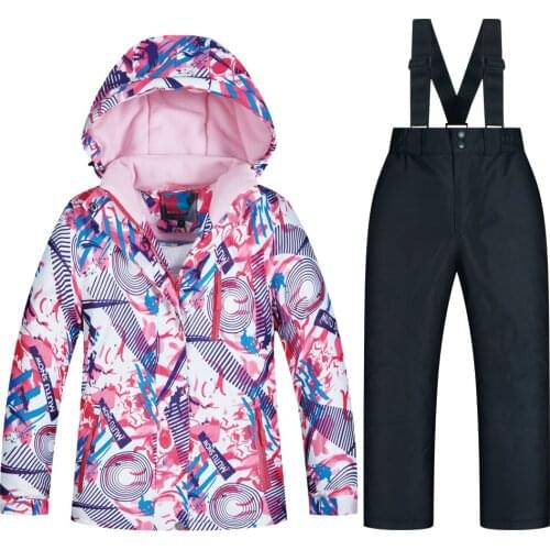 2020 childrens winter outdoor High Quality Children Windproof Waterproof Snow Jacket Winter Girls Ski and Snowboard Jacket