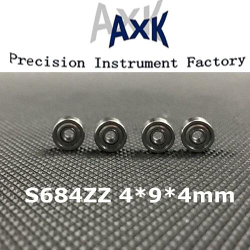 2021 Sale New S684zz Bearing Abec-3 (10pcs) 4*9*4 Mm 440c Stainless Steel S684z Ball Bearings S684 Zz S618/4z