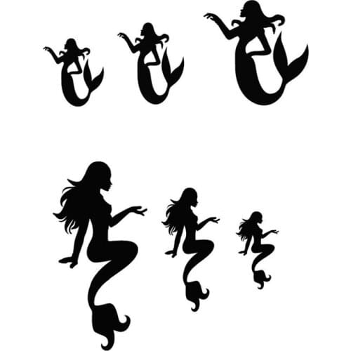 5box/lot 3 pcs Different size and styles Acrylic Mermaid material epoxy mold makeing jewelry filling for DIY jewelry