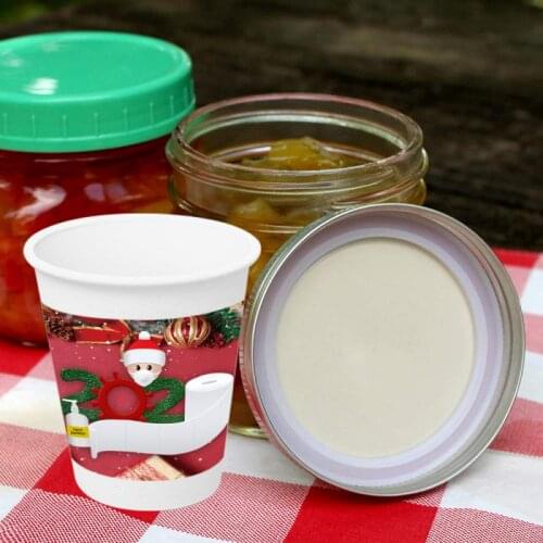 Christmas 5pcs Disposable Paper Cup Set Party Supplies Home Decor Napkins Cup Party Decoration Kitchen Accessories Tools Cocina